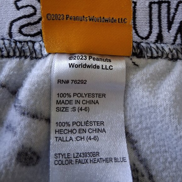 PEANUTS Snoopy & Woodstock Long Pant Pajama Bottoms Women's Size S (4-6) - Picture 8 of 16